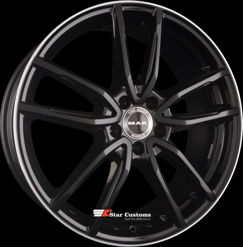 MAK EVO GLOSS BLACK MIRROR RING R19 5x112 38j ET8