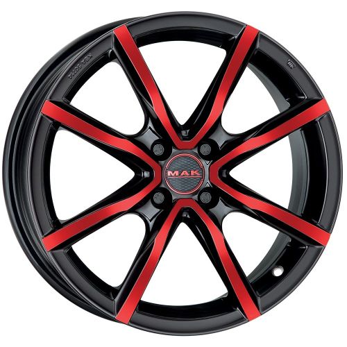 MAK MILANO 4 BLACK AND RED R15 4x100 35j ET4.5