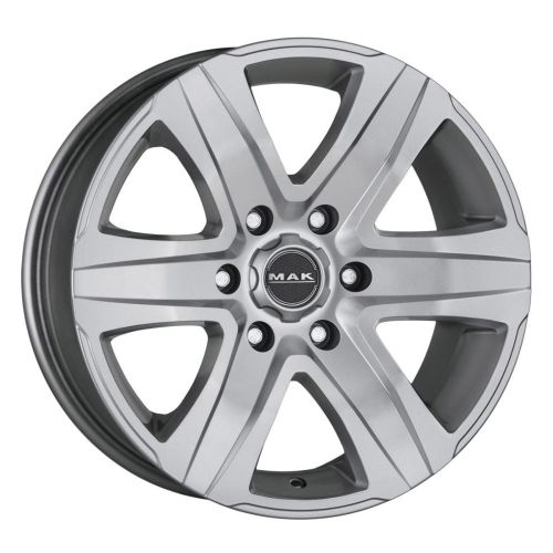 MAK STONE 6 W SILVER R16 6x130 62j ET6.5