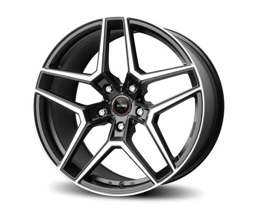 MOMO RF06 MATT BLACK POLISHED R20 5x114.3 40j ET9