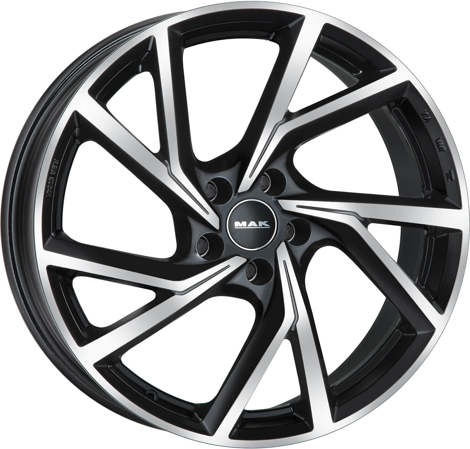 MAK KASSEL BLACK MIRROR R18 5x112 51j ET7.5