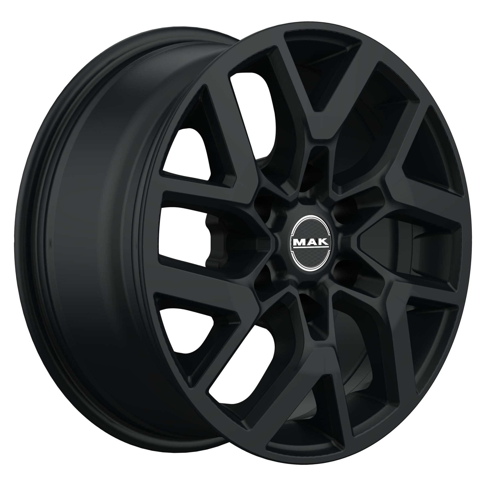MAK GRAVEL MATT BLACK R19 6x139.7 26j ET7.5