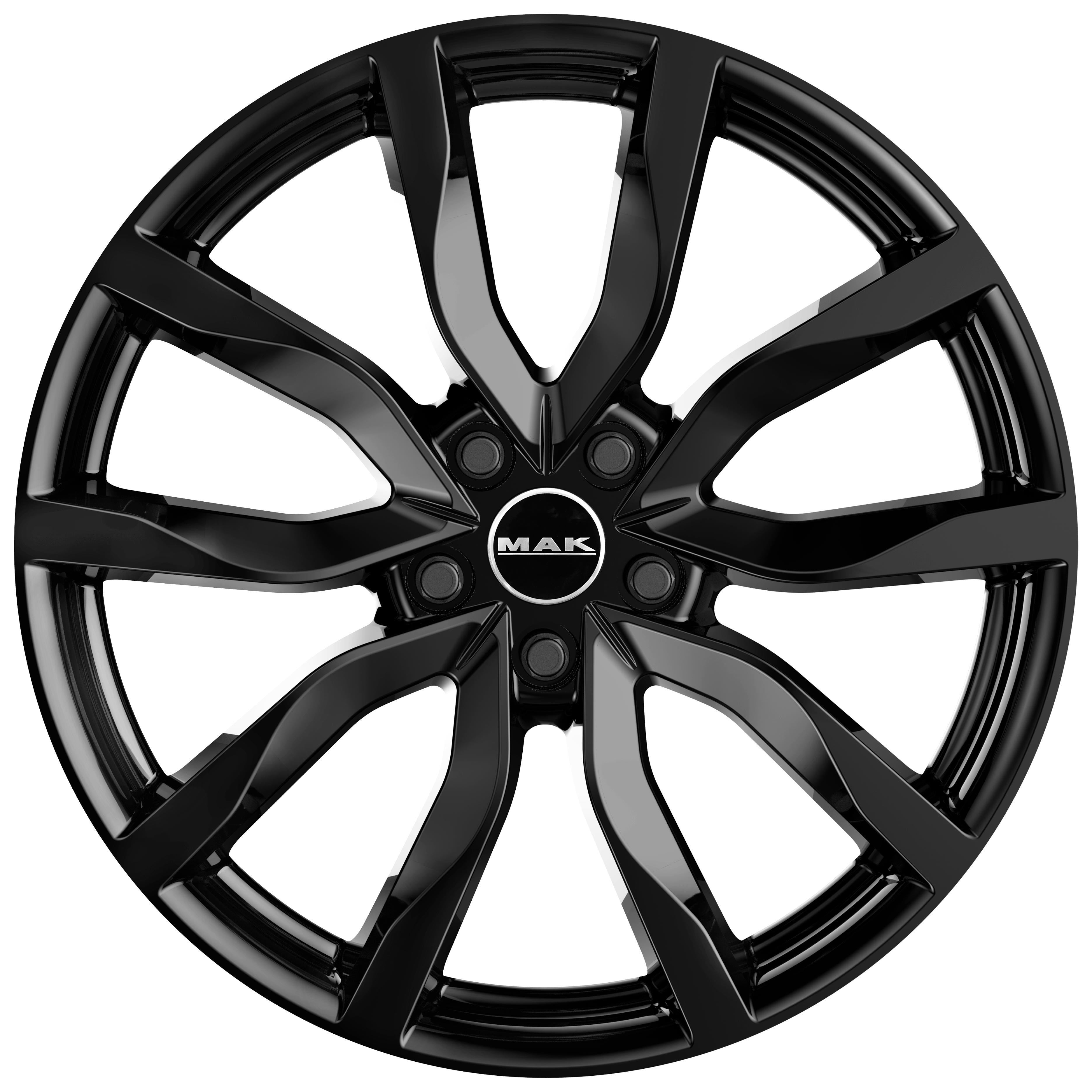MAK HIGHLANDS GLOSS BLACK R21 5x120 43.5j ET9