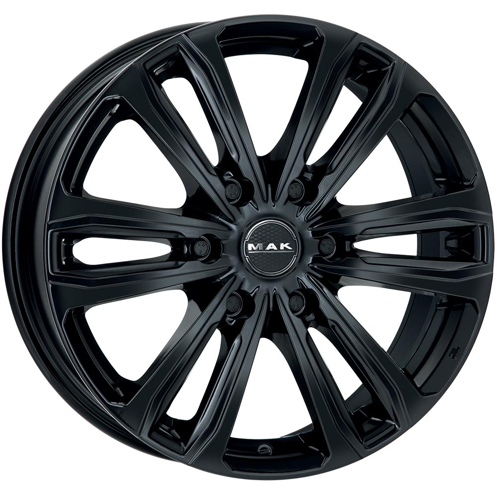 MAK SAFARI 6 GLOSS BLACK R20 6x139.7 38j ET8.5
