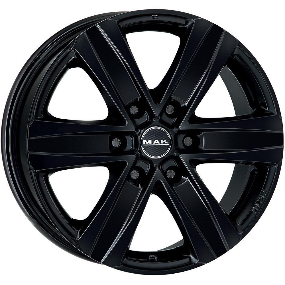 MAK STONE 6 W GLOSS BLACK R17 6x114.3 30j ET7.5
